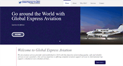 Desktop Screenshot of globalexpressaviation.com